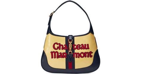 chateau marmont gucci giacca pelle|gucci handbags marmont.